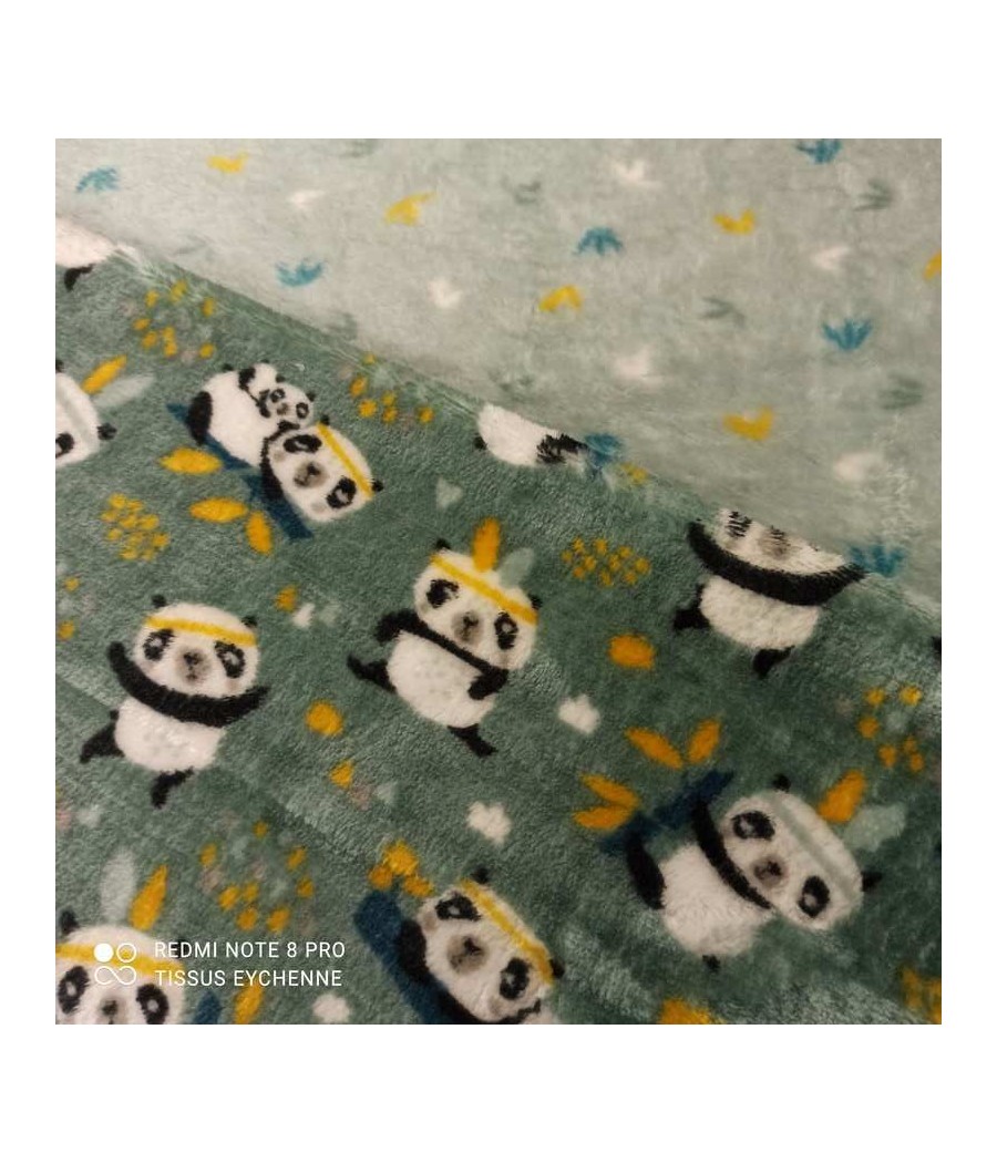 polaire doudou Panda Henry