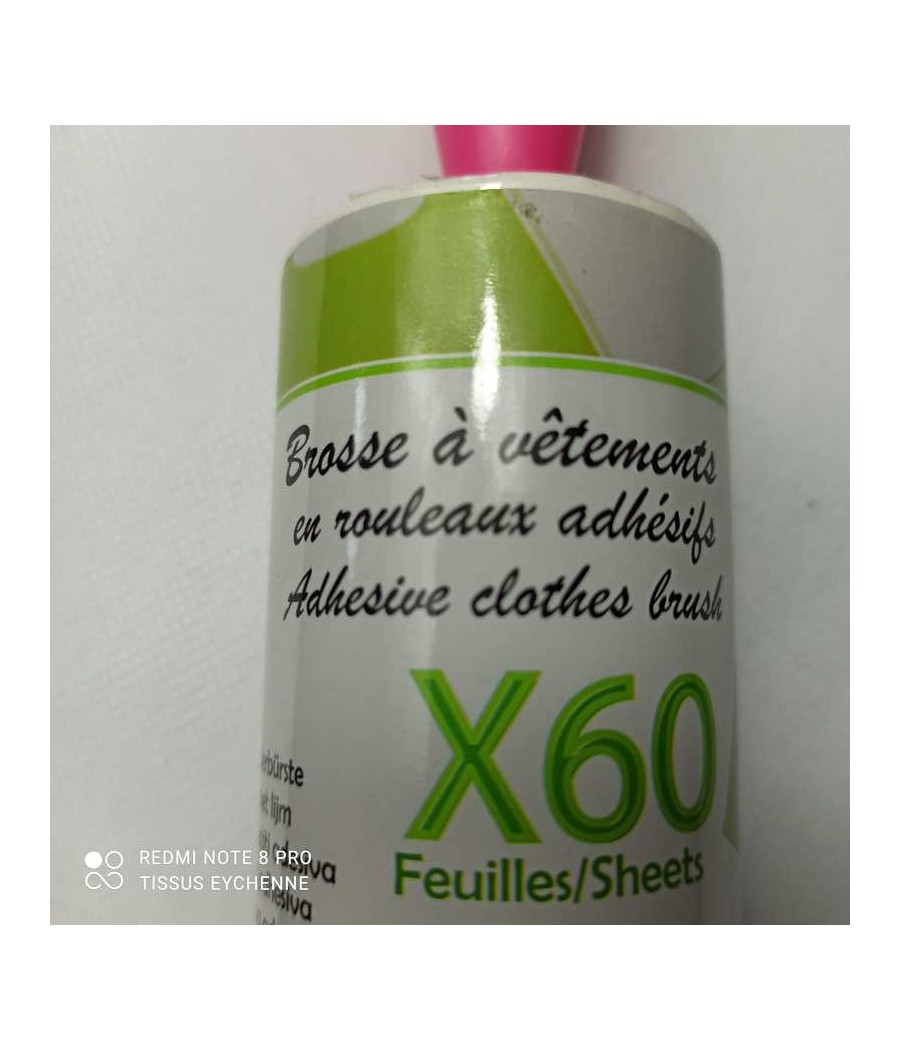 ROULEAU ADHESIF VETEMENT 48 FEUILLES RECHARGEABLE