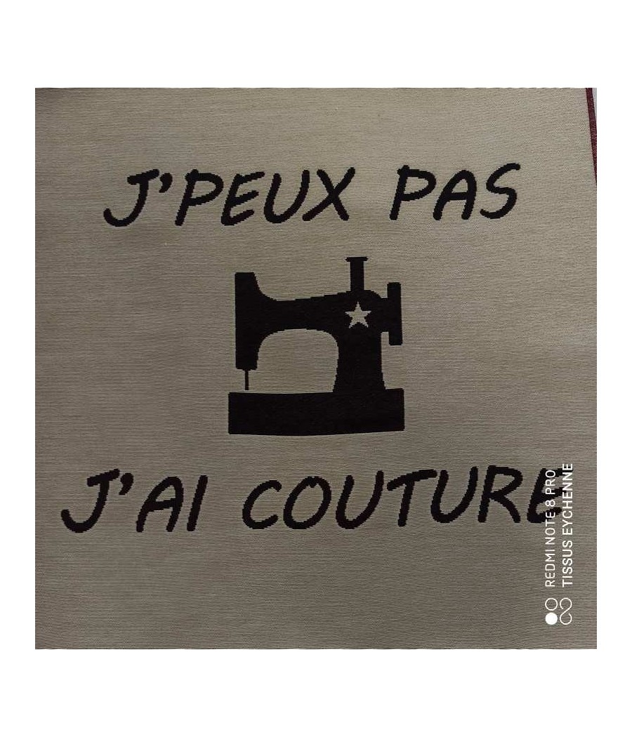 Carré jacquard - j'peux pas...